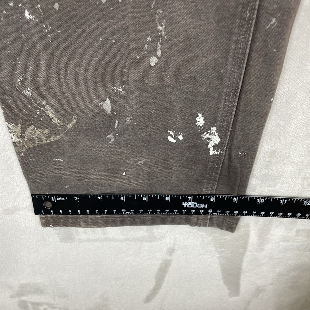 Vintage Carhartt B136 DKB Double Knee Pants Tag 34x32 Paint Distressed Loose Fit - Picture 8 of 14